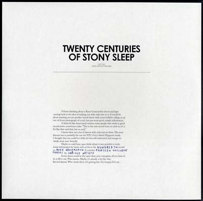 VA - Twenty Centuries Of Stony Sleep | Vinyl