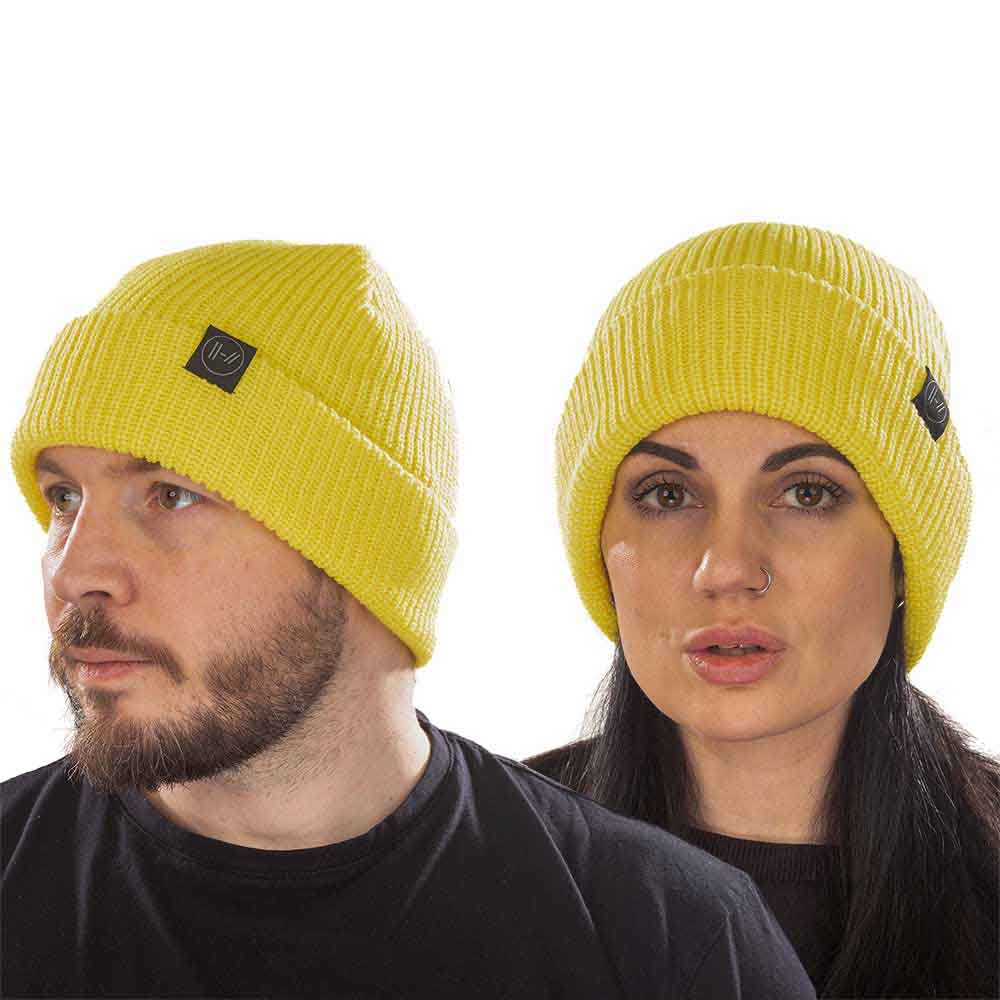 Twenty One Pilots - Double Bars Beanie - Yellow | Hat Yellow