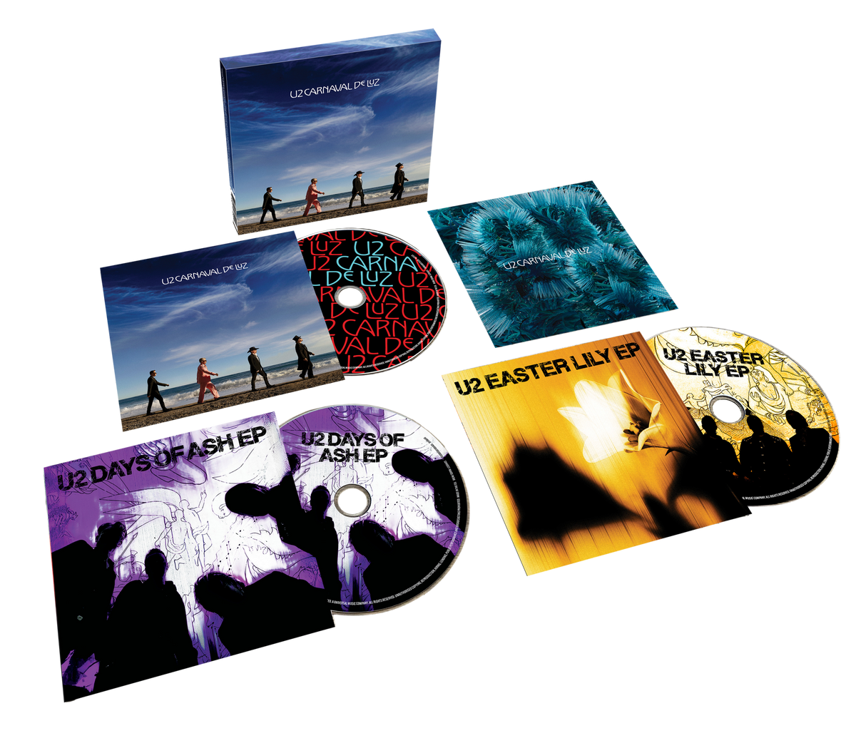 U2 - Carnaval De Luz (Boxed Set, Limited Edition, Deluxe Edition, With LP, Booklet) (4 Cd's) | CD