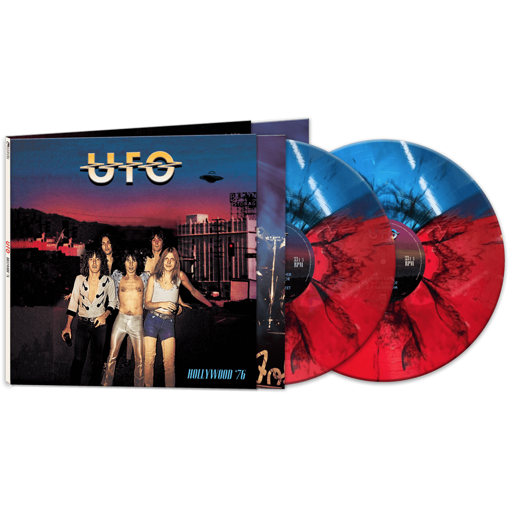 UFO | Hollywood '76 (Colored Vinyl, Blue & Red Splatter) (2 Lp's) | Vinyl - 0