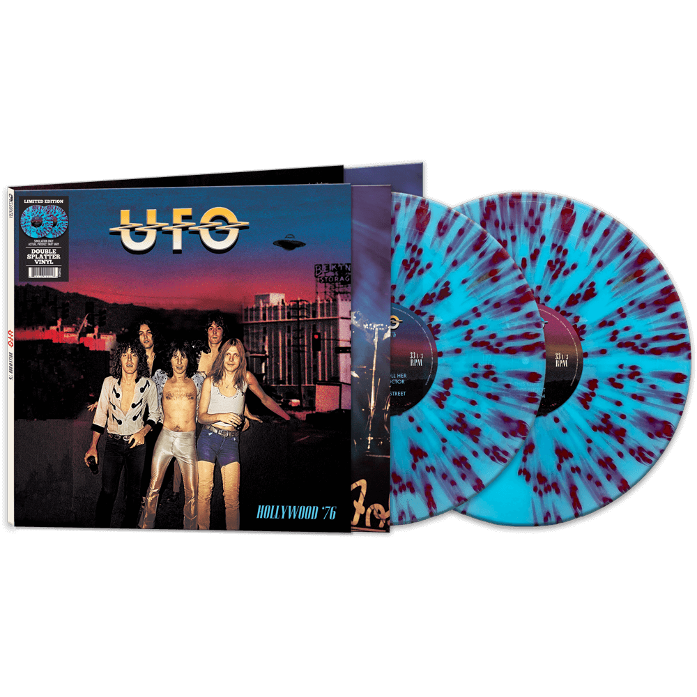 UFO - Hollywood '76 (Limited Edeition, Blue & Red Splatter Colored Vinyl) (2 Lp's) | Vinyl