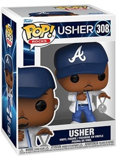 Usher - FUNKO POP! ROCKS: Usher - Yeah! (Vinyl Figure) | Action Figure