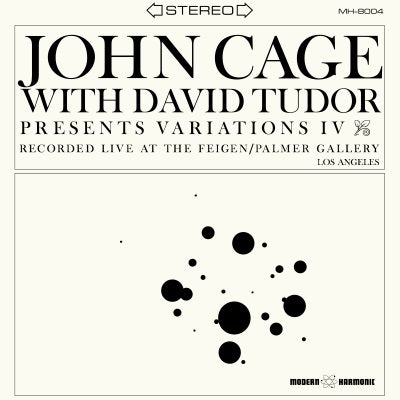 John With David Tudor Cage - Variations IV (CLEAR VINYL) | Vinyl