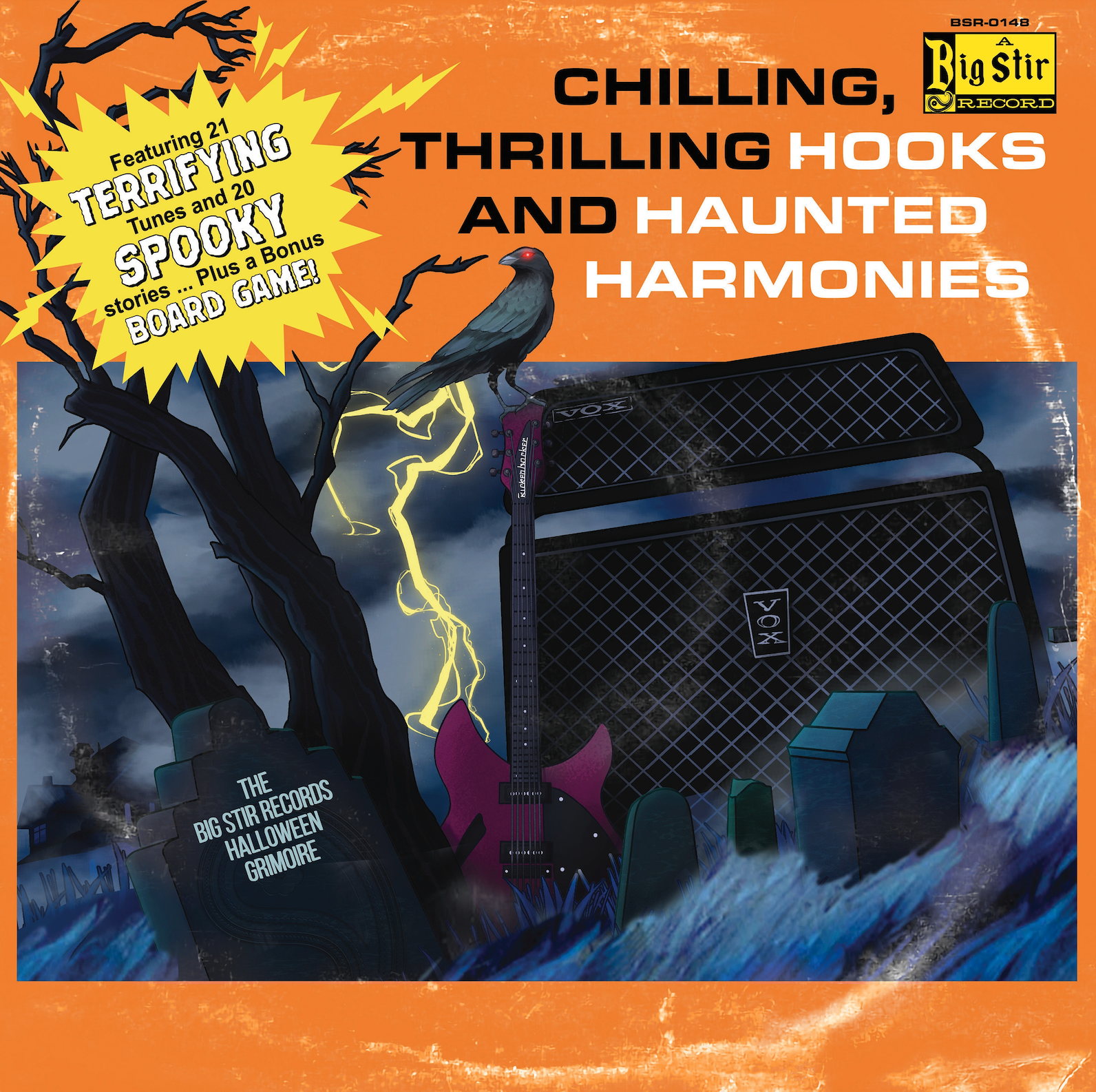 Various Artists | CHILLING, THRILLING HOOKS AND HAUNTED HARMONIES: THE BIG STIR RECORDS HALLOWEEN GRIMOIRE | Vinyl