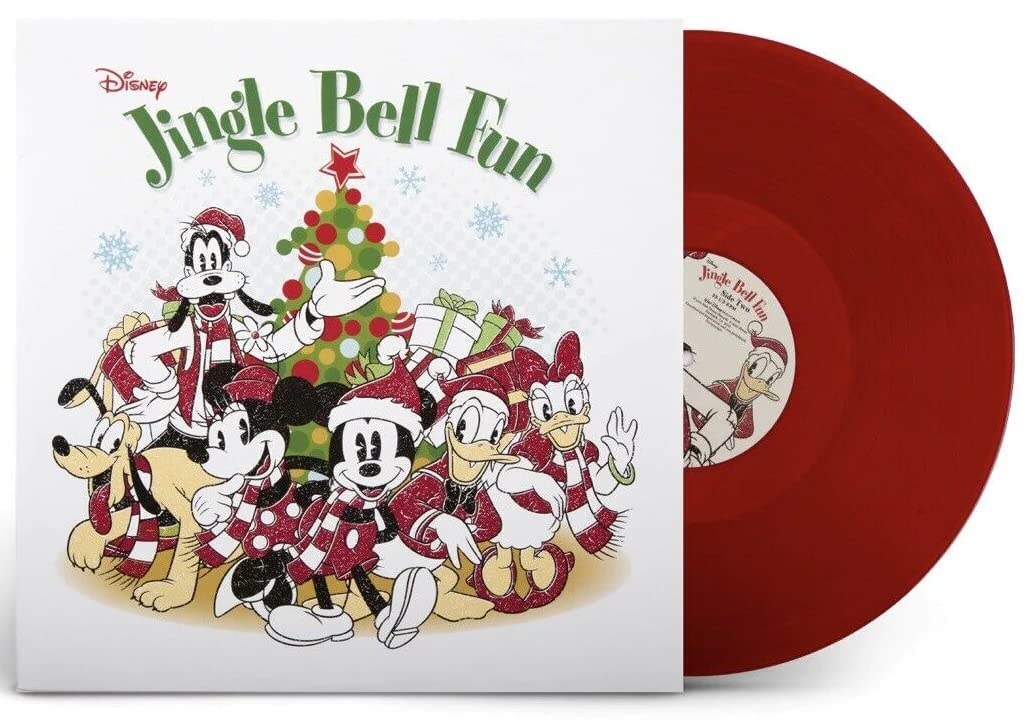 Various Artists | Disney Jingle Bell Fun (Limited Edition, Translucent Red Colored Vinyl, Collectible Poster) | Vinyl