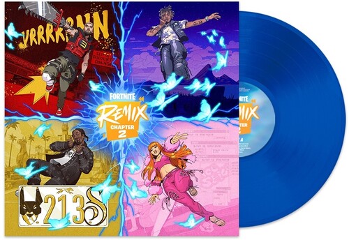Various Artists - Fortnite Remix: Chapter 2 (Indie Exclusive, Limited Edition, Colored Vinyl, Blue) | Vinyl
