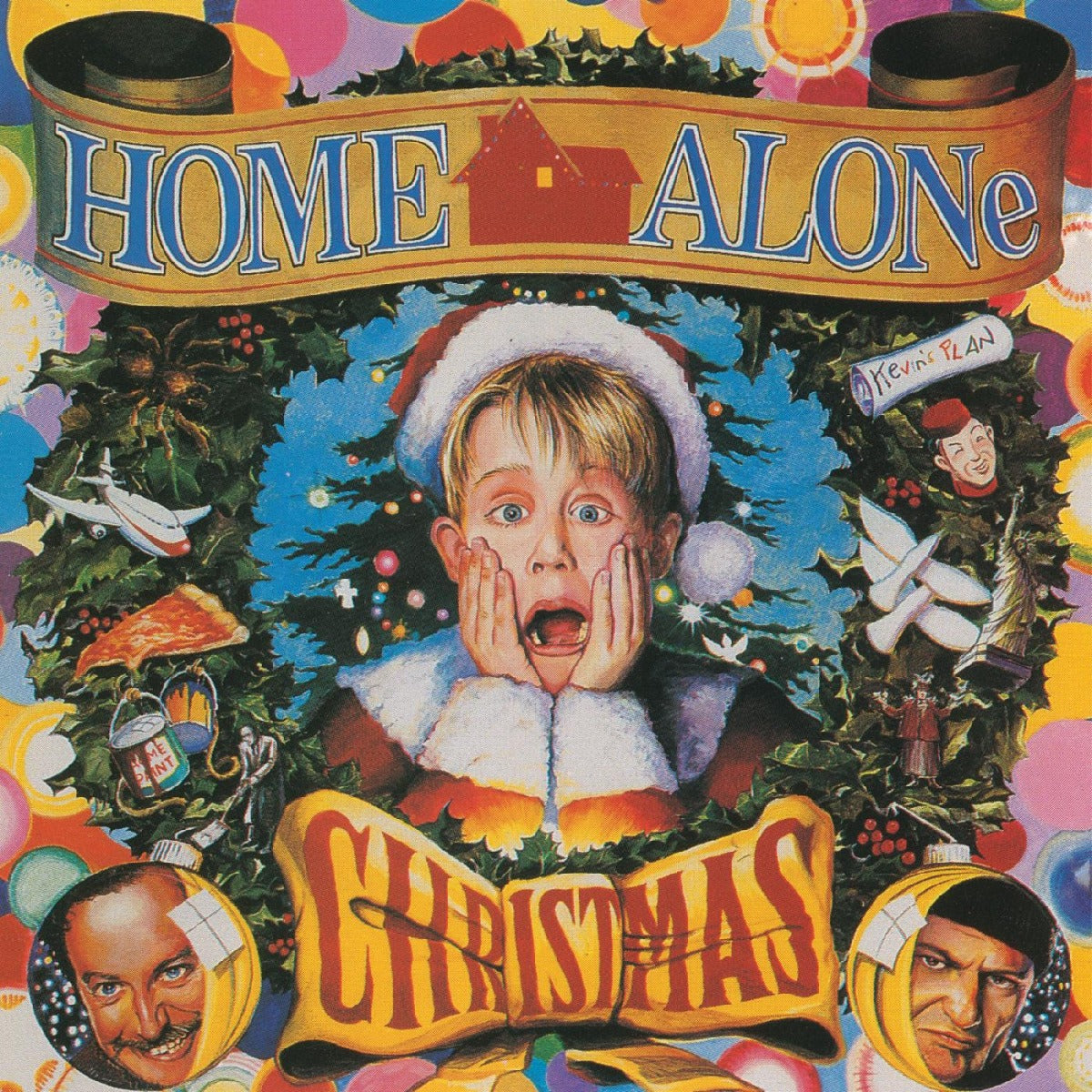 Various Artists - Home Alone Christmas (Clear with Red & Green "Christmas Party" Swirl Vinyl Edition) | Vinyl