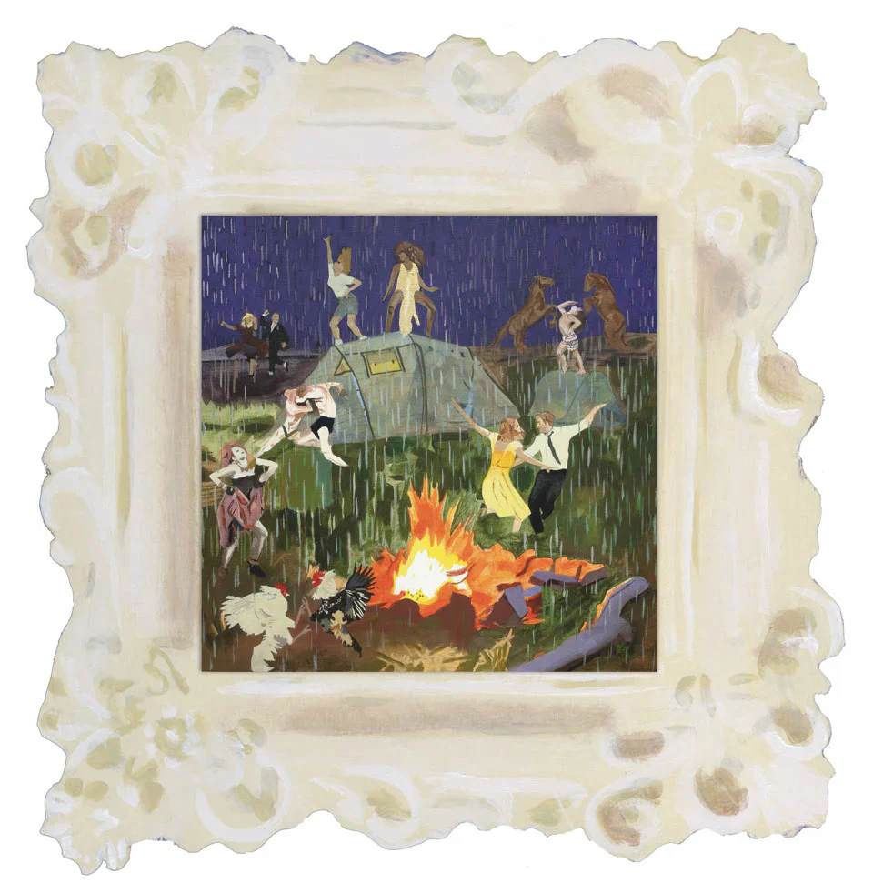 Various Artists - Let's Go Dancing: Said the Falling Rain to the Open Flame: A Kevn Kinney Tribute Album (Limited Edition, Opaque Bone Colored Vinyl) | Vinyl