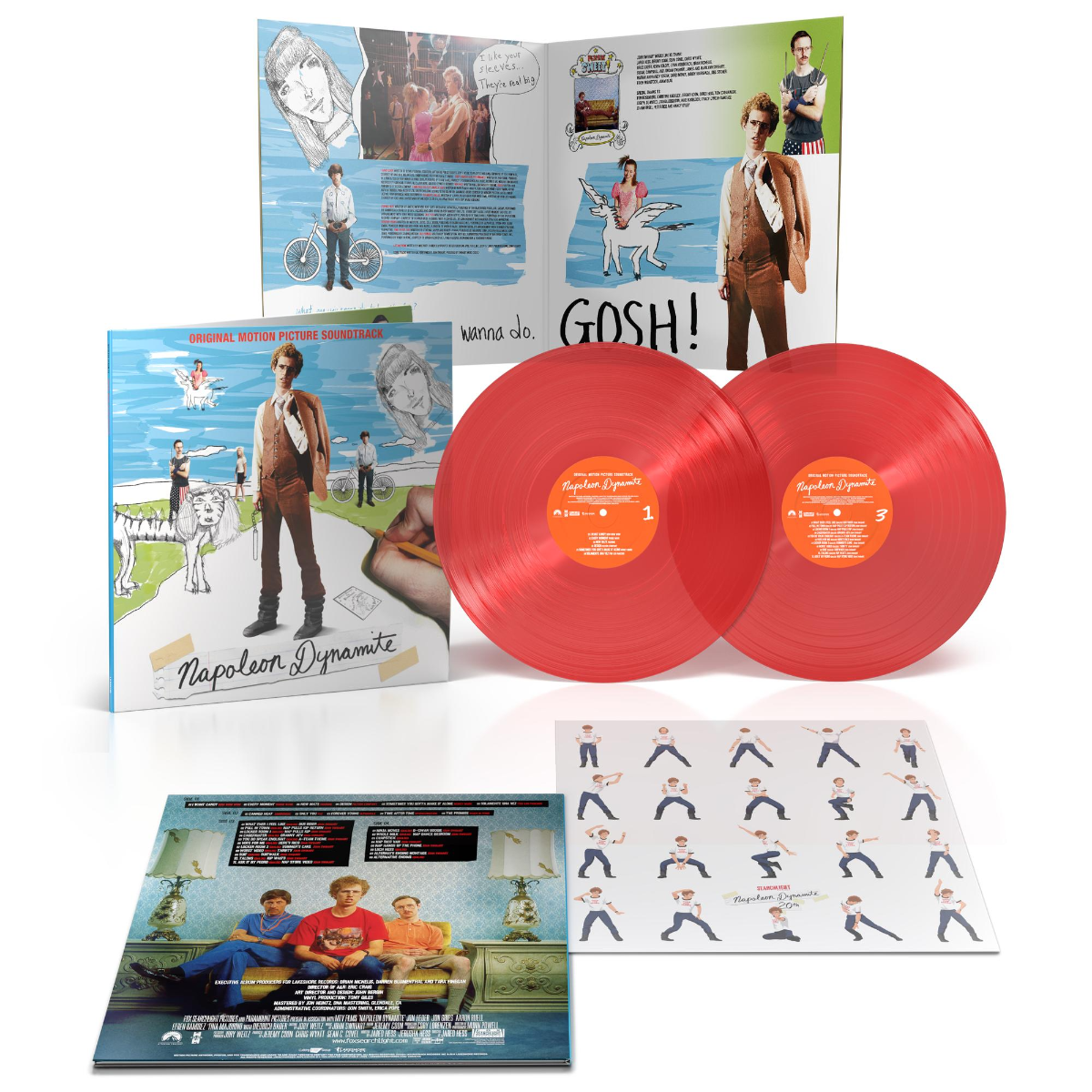 Various Artists - Napoleon Dynamite (Original Score) (Anniversary Edition, Transparent Ruby Colored Vinyl) (2 Lp's) | Vinyl