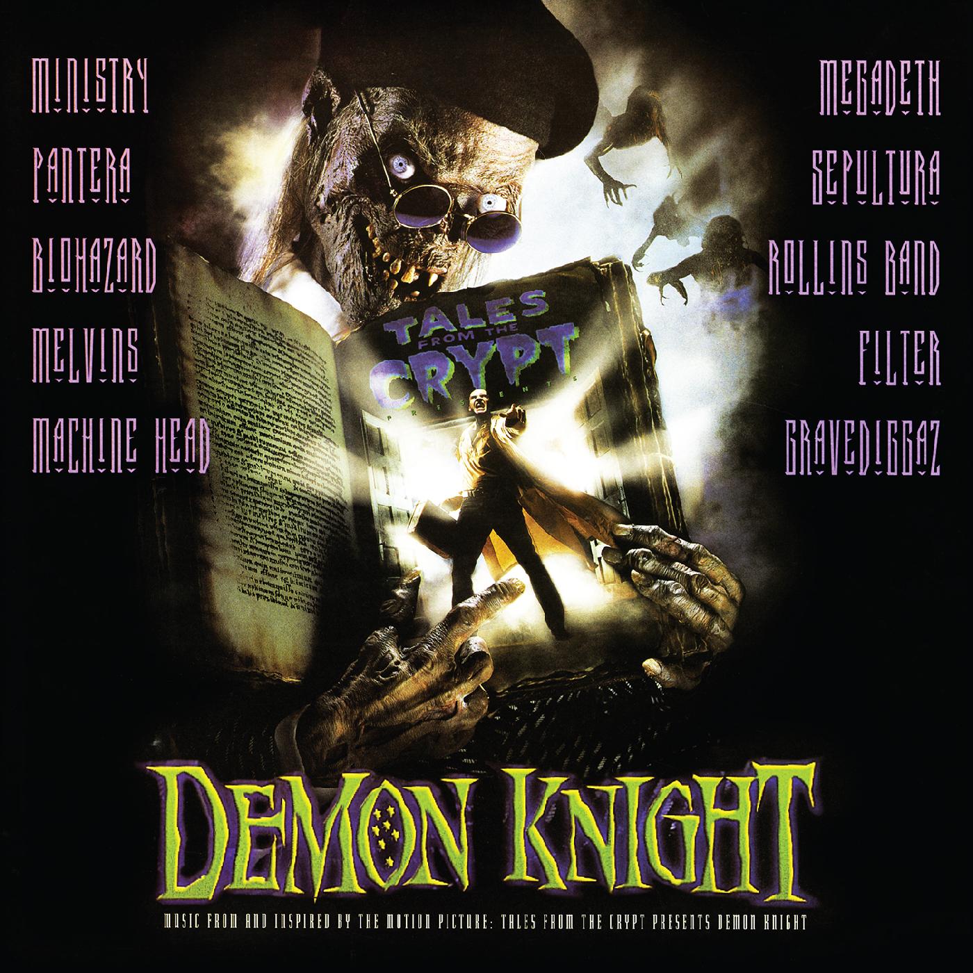 Various Artists - Tales From The Crypt Presents: Demon Knight—Original Motion Picture Soundtrack (Blue & White Cryptkeeper Halloween Splatter Vinyl) | Vinyl