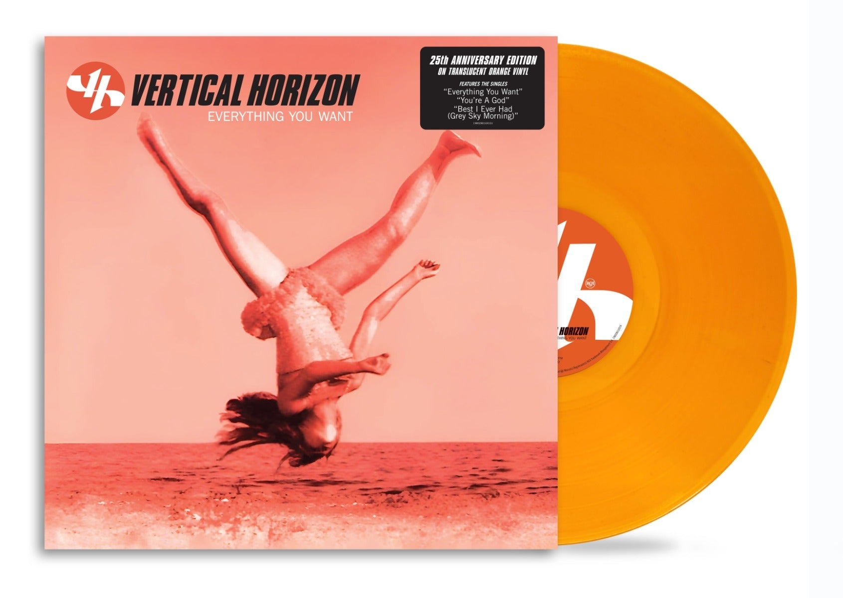 Vertical Horizon - Everything You Want: 25th Anniversary Edition (Clear Vinyl, Orange) | Vinyl