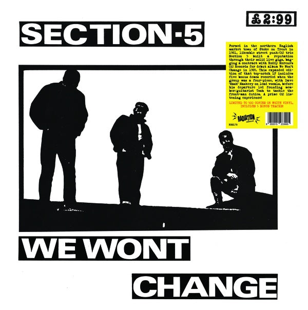 SECTION 5 - We Won't Change | Vinyl