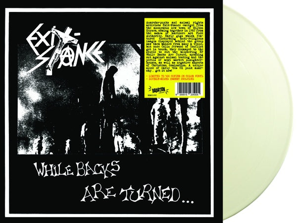 EXIT-STANCE - While Backs Are Turned... (White Vinyl) | Vinyl