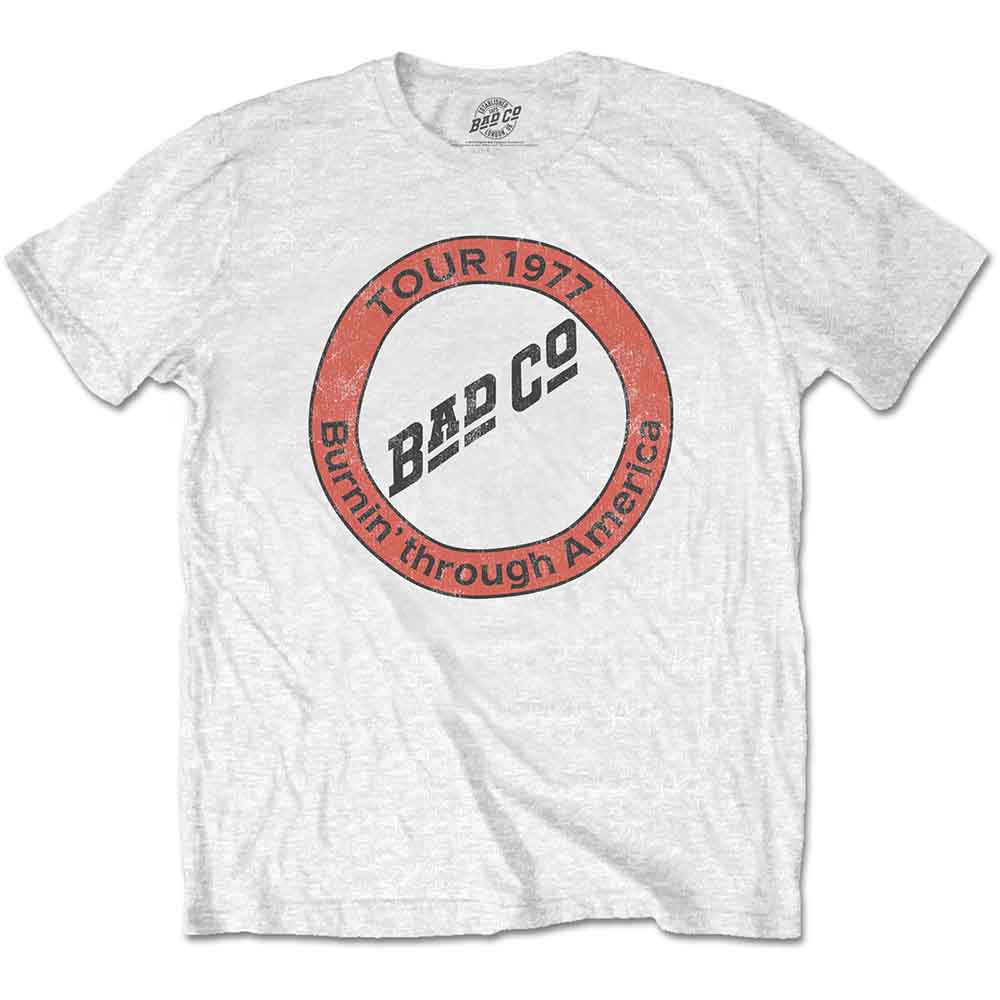 Bad Company - Burnin' Through America | T-Shirt White