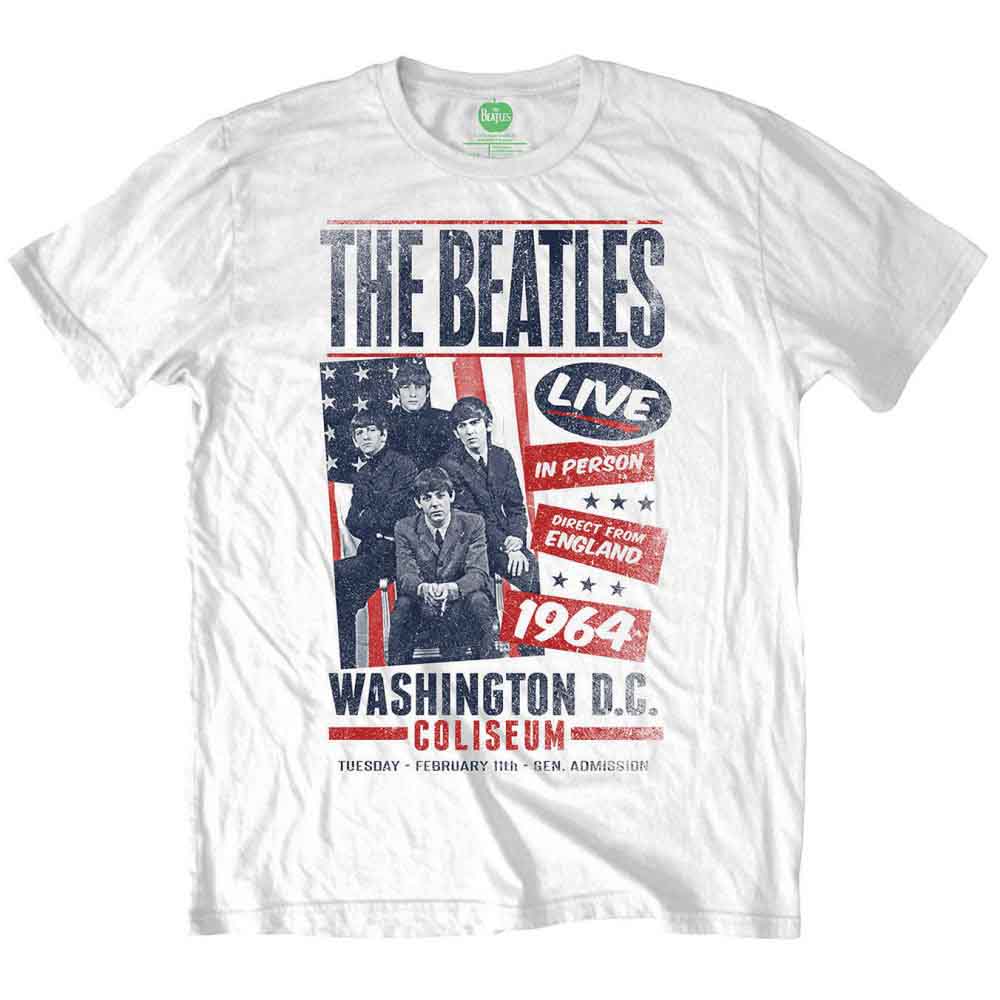 The Beatles - Coliseum Poster | T-Shirt White