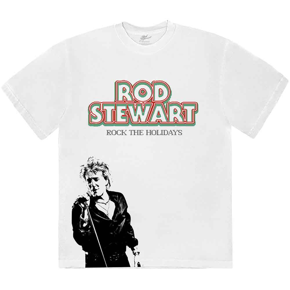 Rod Stewart - Rock The Holidays | T-Shirt White