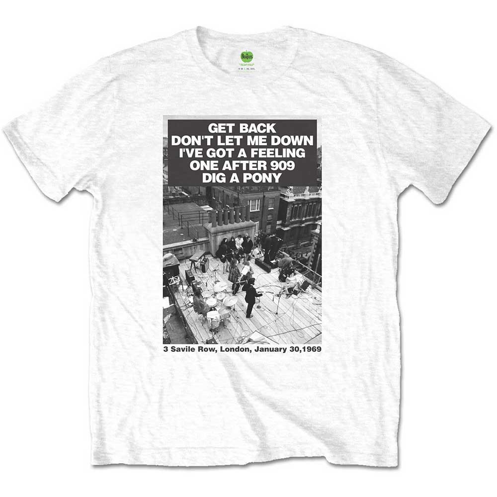 The Beatles - Rooftop Songs | T-Shirt White