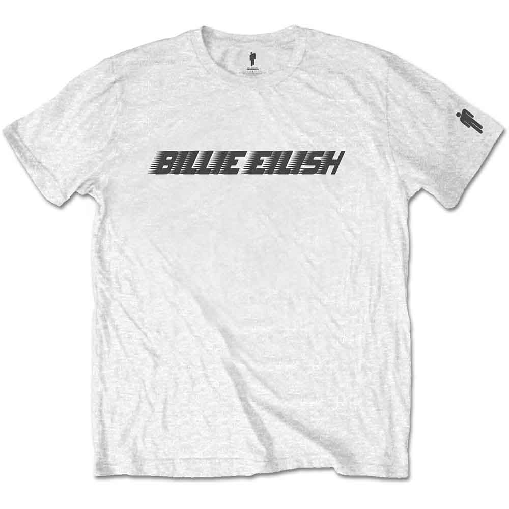 Billie Eilish - Black Racer Logo | T-Shirt White