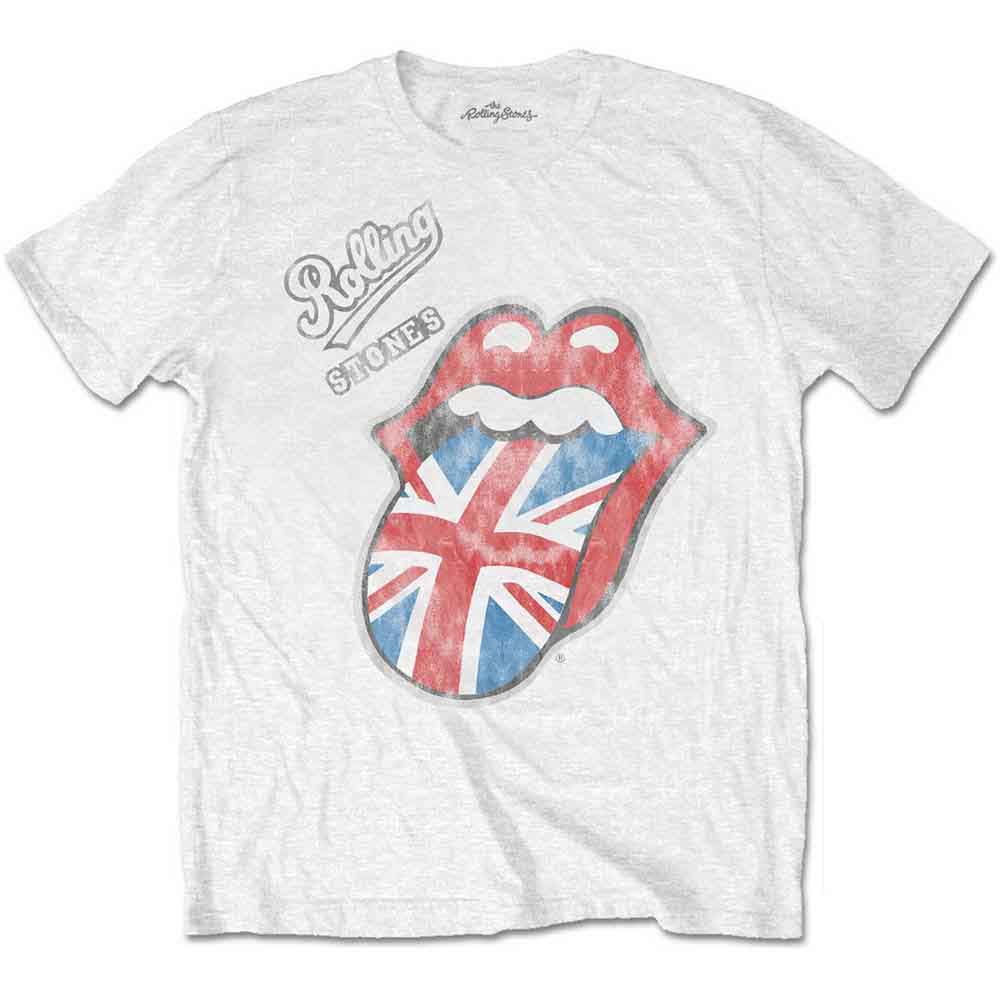 The Rolling Stones - Vintage British Tongue | White
