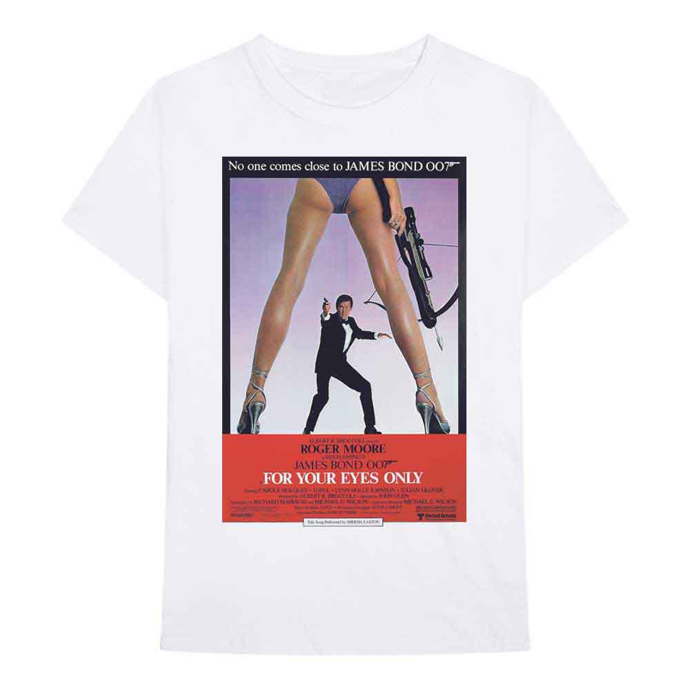 James Bond 007 - For Your Eyes Poster | T-Shirt White