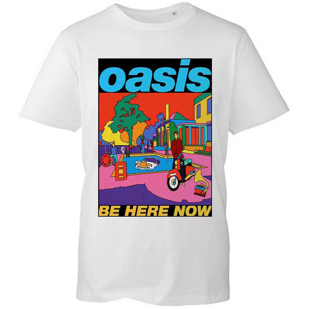 Oasis - Be Here Now Illustration | T-Shirt White