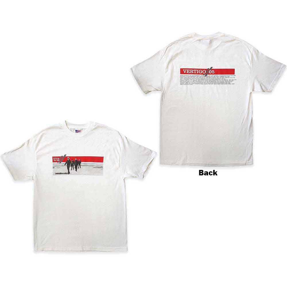 U2 | Vertigo 2005 Band Photo | T-Shirt
