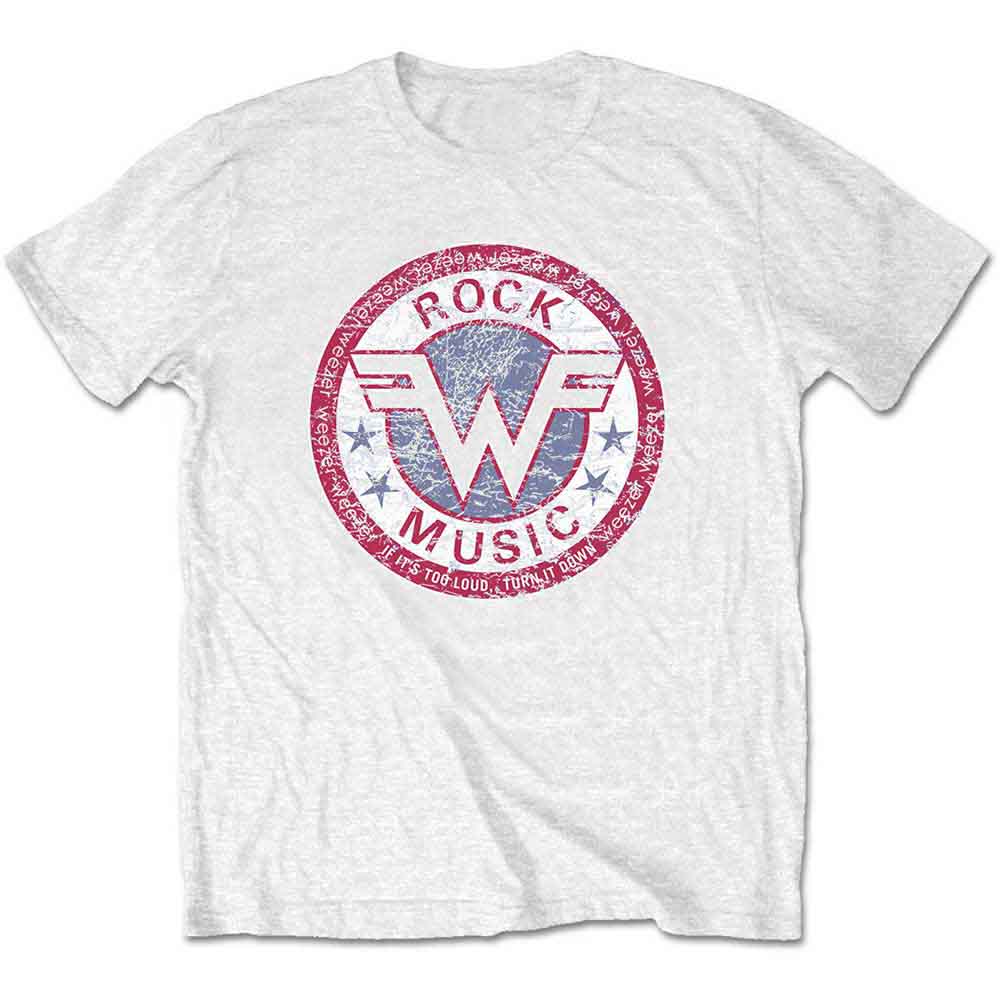 Weezer - Rock Music | T-Shirt White