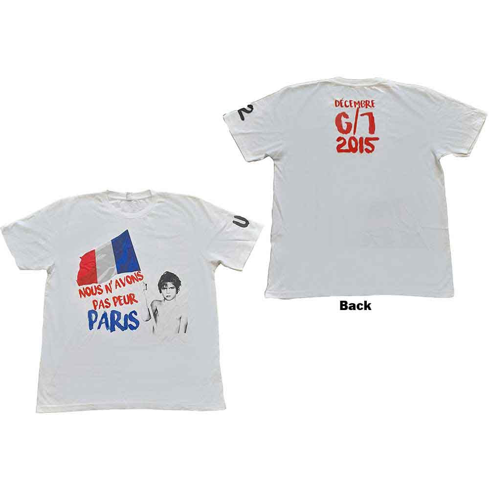 U2 - Paris 2015 Nous N'Avons Pas Peur | T-Shirt White