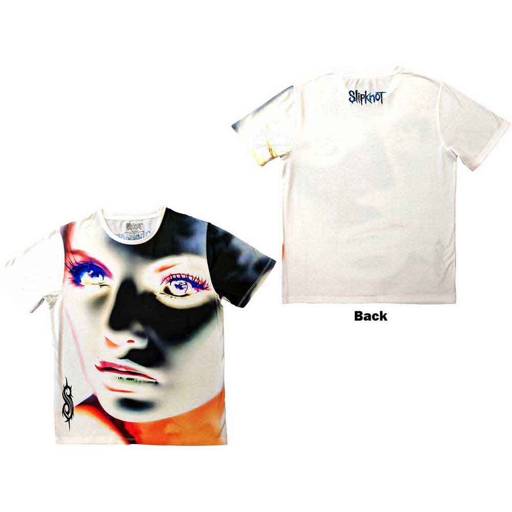 Slipknot - Adderall Face Inverted | T-Shirt White