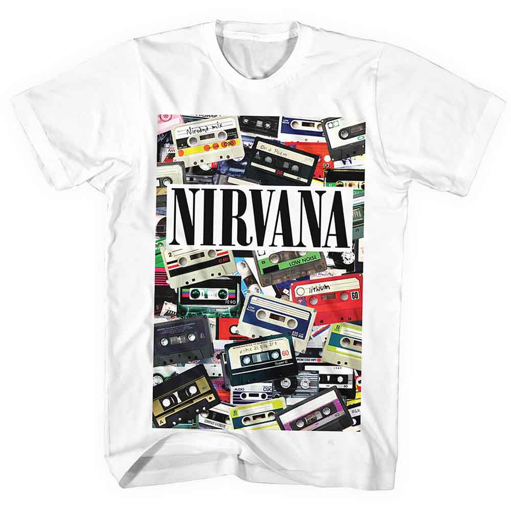 Nirvana - Cassettes | T-Shirt White