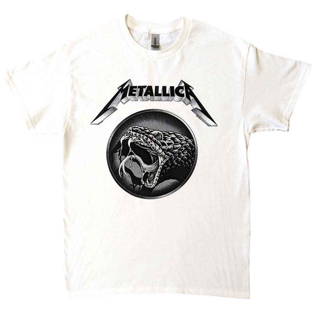 Metallica - Black Album Poster | T-Shirt White