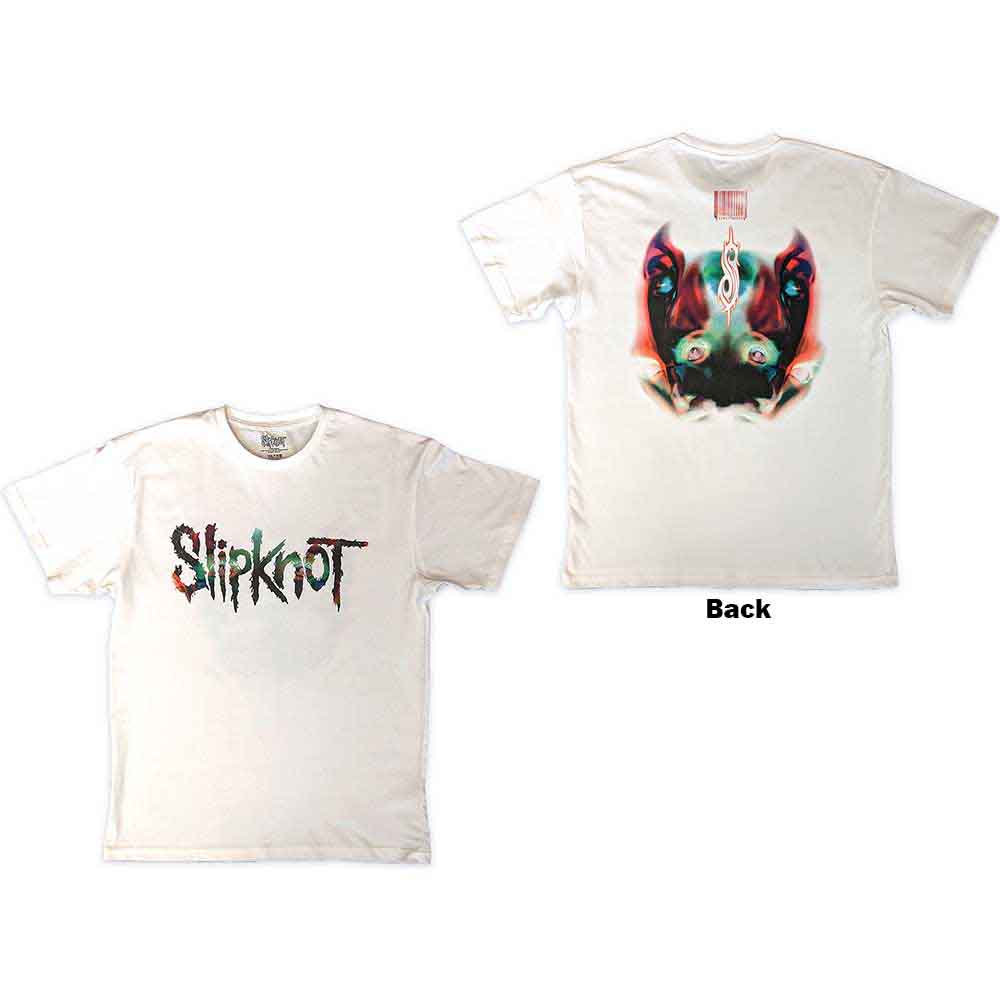Slipknot - Adderall Faceback | T-Shirt White