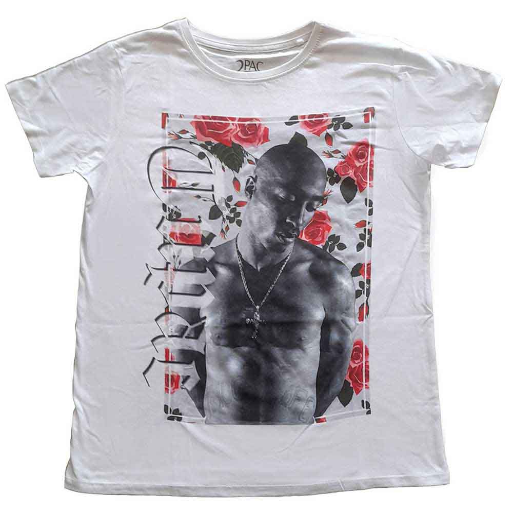 Tupac - Floral | T-Shirt White