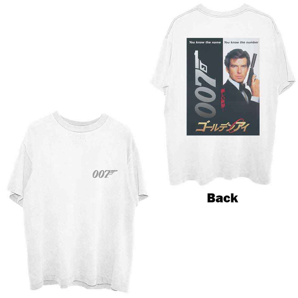 James Bond 007 - Goldeneye Japanese Poster | T-Shirt White