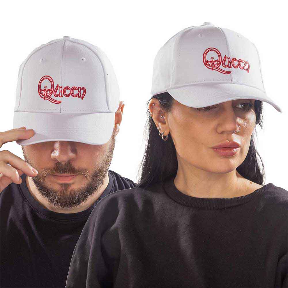 Queen - Crown In Q Logo | Hat White
