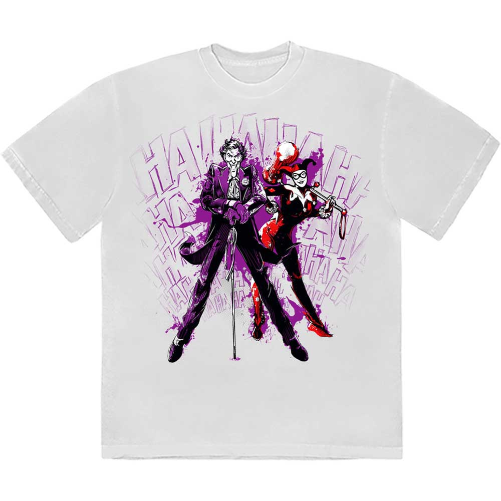 DC Comics - Joker - Harley & Joker Haha | T-Shirt White