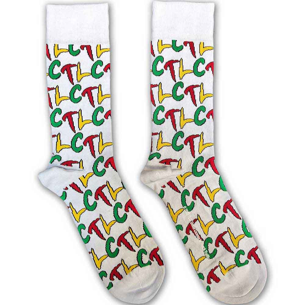 TLC - Logo Repeat | Socks White