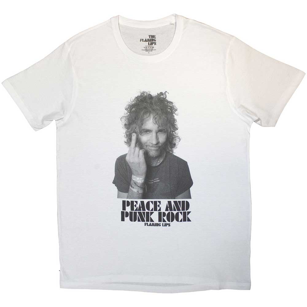 The Flaming Lips - Peace and Punk | T-Shirt White
