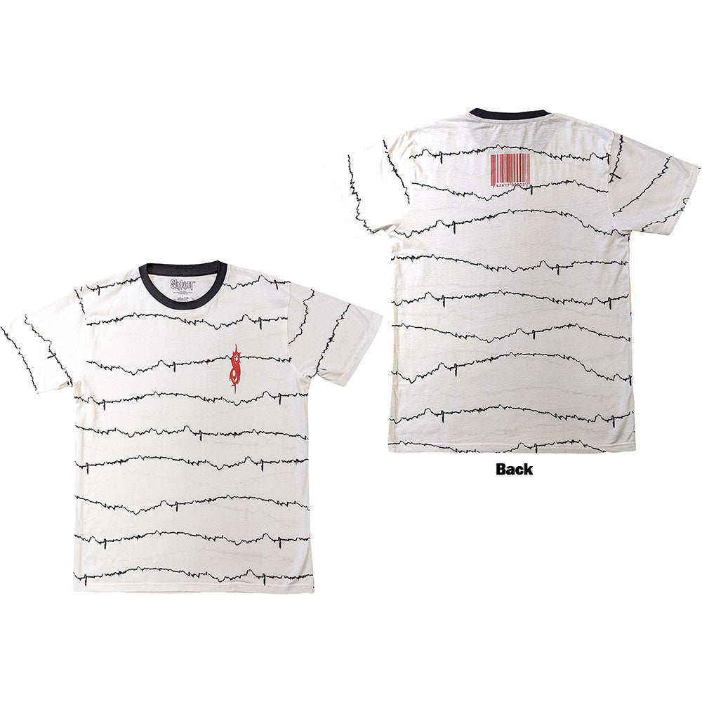 Slipknot | The End, So Far Tribal-S & Barcode | White