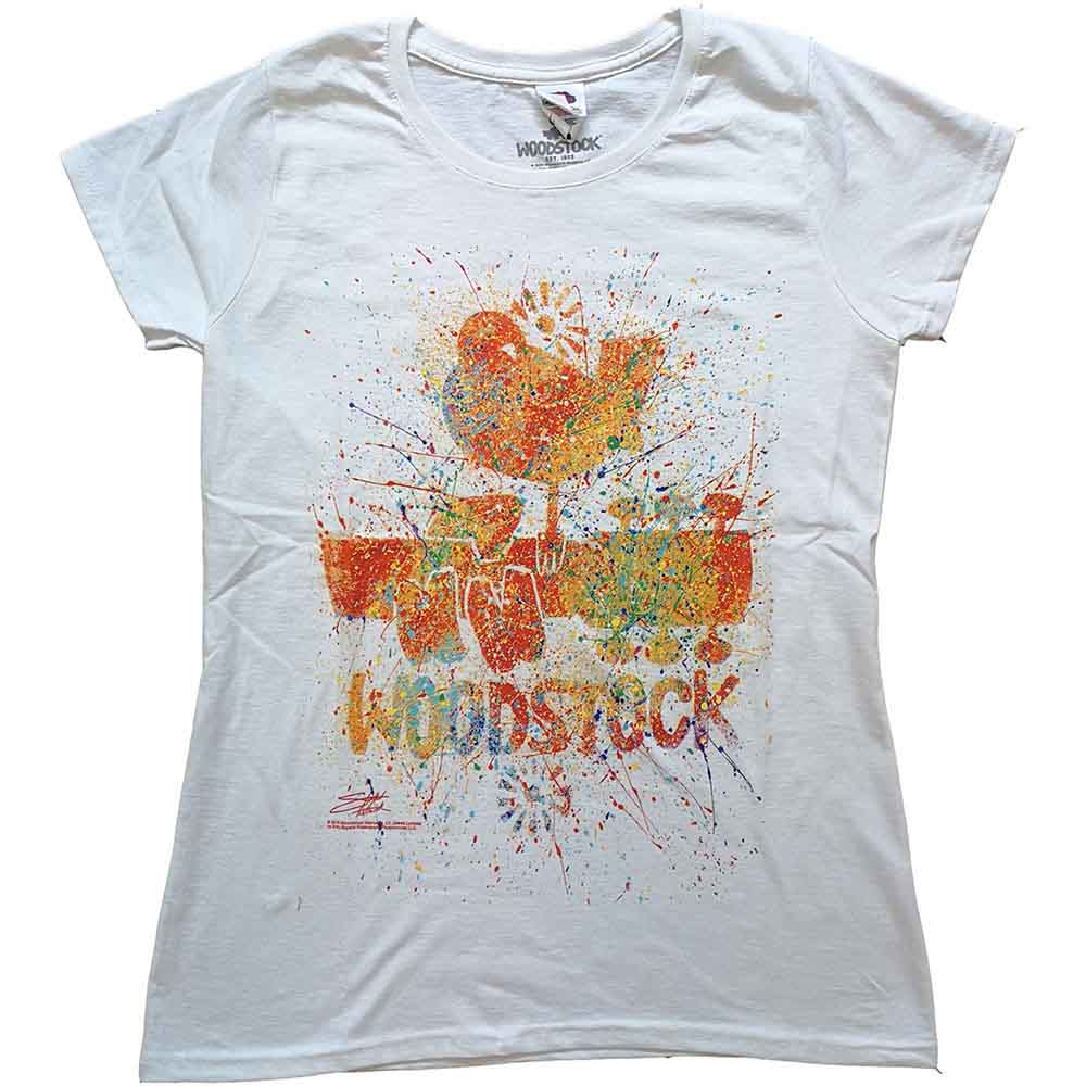 Woodstock - Splatter | T-Shirt White