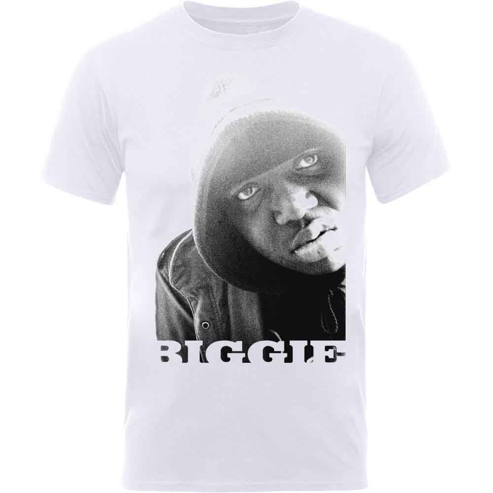 Biggie Smalls - B&W Portrait | T-Shirt White