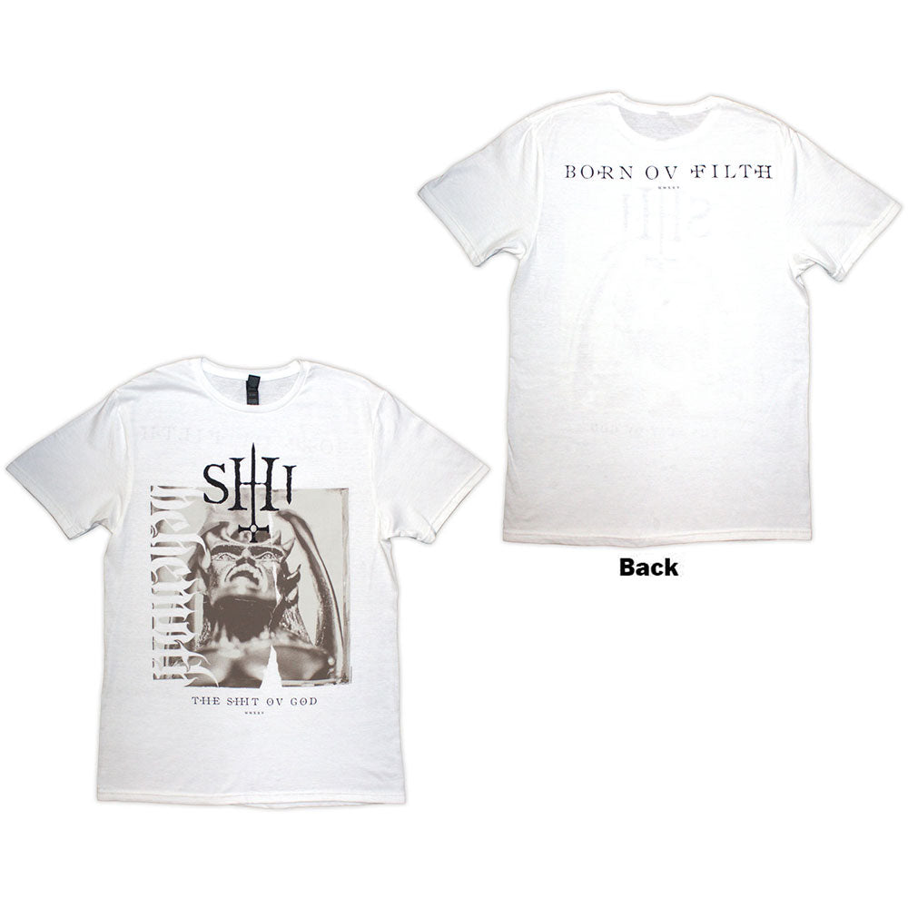 Behemoth | The Shit Ov God Sepia Parchment | White