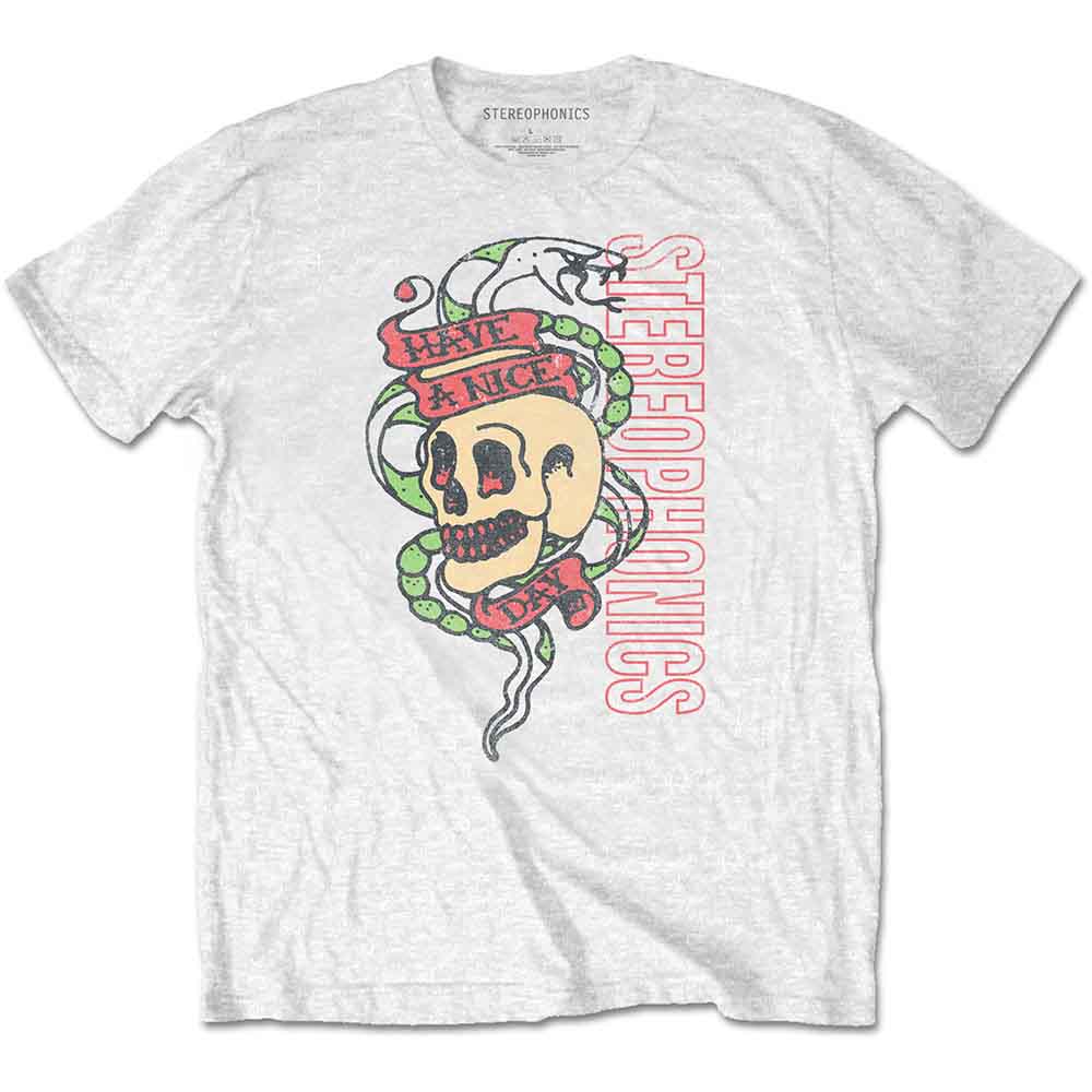 Stereophonics - Have A Nice Day Snake | T-Shirt White