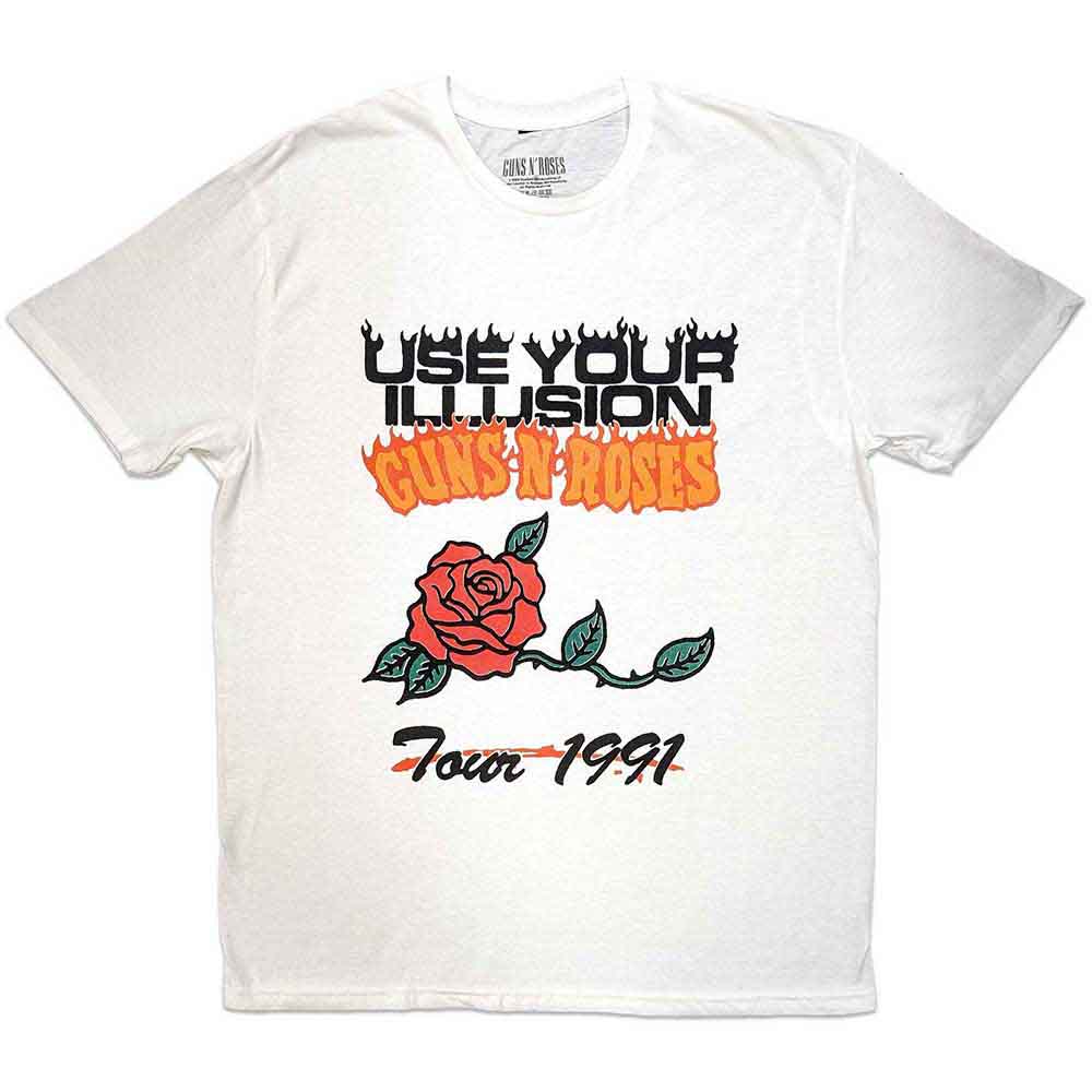 Guns N' Roses - Use Your Illusion Tour 1991 | T-Shirt White