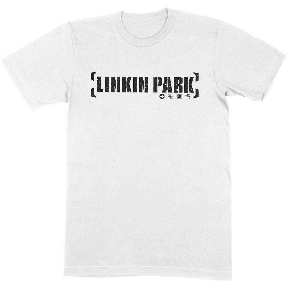 Linkin Park - Bracket Logo | T-Shirt White