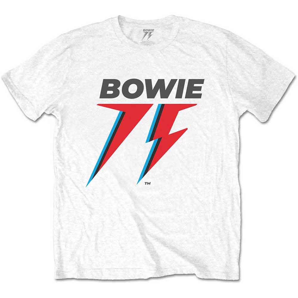 David Bowie - 75th Logo | T-Shirt White