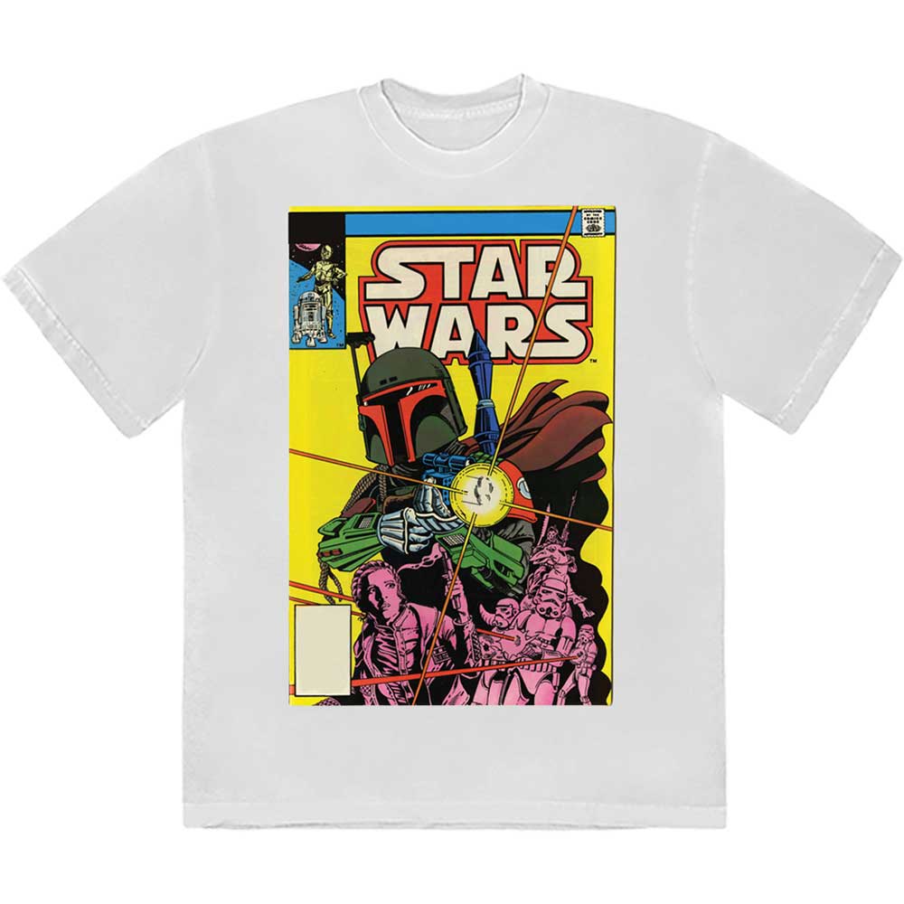 Star Wars - Boba Fett Comic Cover | T-Shirt White