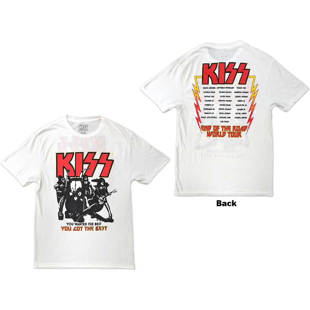 KISS - End Of The Road You Got The Best | White