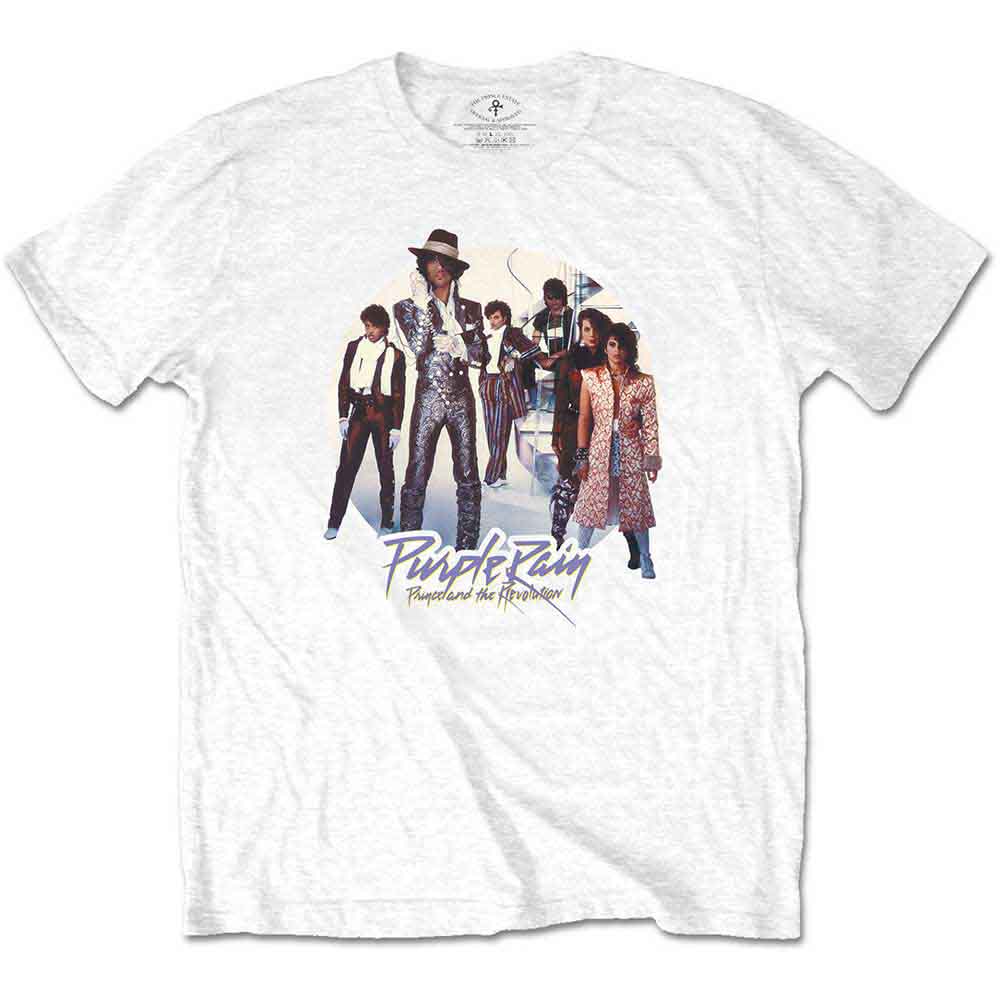 Prince - Purple Rain Circle | T-Shirt White