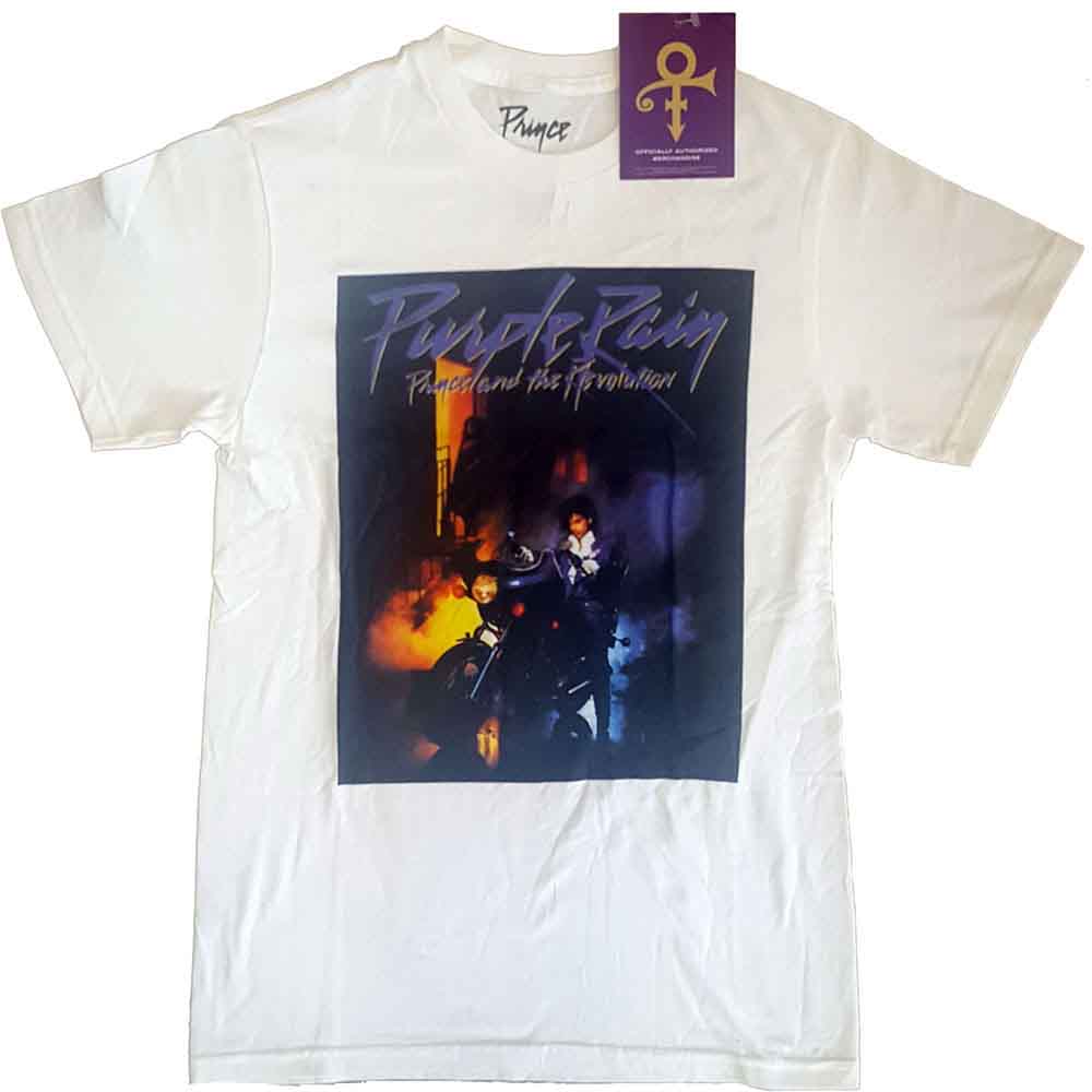 Prince - Purple Rain Square | T-Shirt White